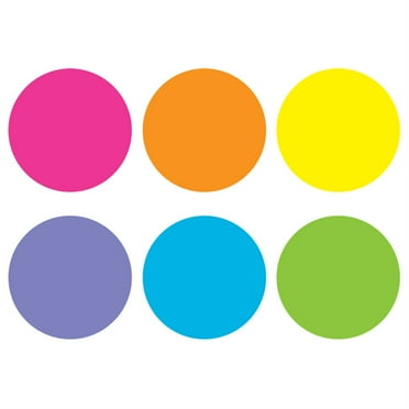 TCR77544 Colorful Circles 4 Spot On Floor Markers TCR77544 Colorful Circles 4 Spot On Floor Markers